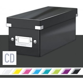 LEITZ WOW Click & Store CD 14.3 x 13.6 x 35,2 cm, černá