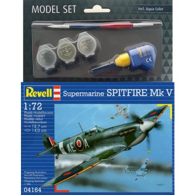 Revell Plastic ModelKit letadlo 04164 Spitfire Mk.V 1:72 – Zboží Mobilmania