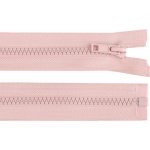 Kostěný zip dělitelný, délka 65 cm - pudrový – Hledejceny.cz