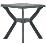 OMAXI 859835 Bistro stolek zelený 70 x 70 x 72 cm plast – Hledejceny.cz