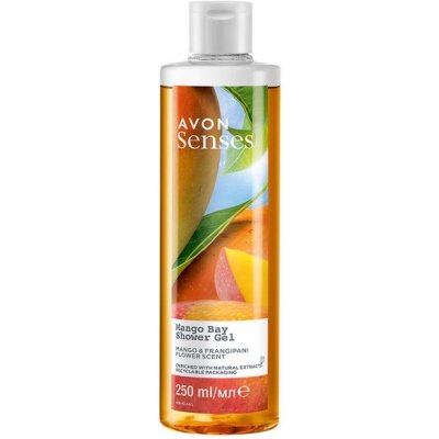 Avon Senses sprchový gel s vůní manga a plumérie 500 ml – Zboží Mobilmania