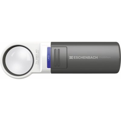 Eschenbach 151112 Mobilux lupa s LED osvětlením 35 mm 12,5x – Zboží Mobilmania