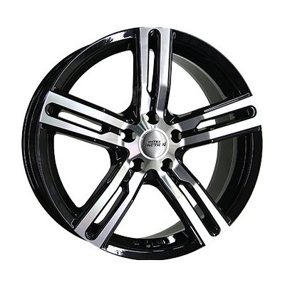 INTER ACTION KARGIN 6x15 5x112 ET30 black polished | Zboží Auto
