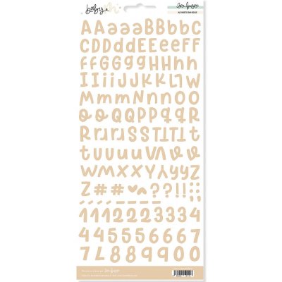 LORA BAILORA Samolepící abeceda - BABY M / Beige – Hledejceny.cz