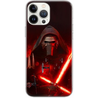 Pouzdro AppleMix STAR WARS Apple iPhone 13 Pro - Kylo Ren - gumové - černé