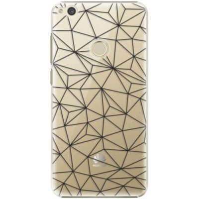 iSaprio Abstract Triangles 03 Huawei P9 Lite (2017) černé – Zboží Mobilmania