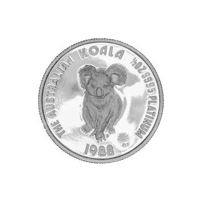 The Perth Mint platinová mince Australian Koala 1988 1/2 oz – Zboží Mobilmania