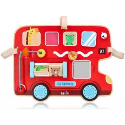 Lelin edukační motorická tabule autobus – Hledejceny.cz