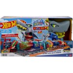 Mattel Hot Wheels City color reveal automyčka se žralokem HTN82 – Zboží Dáma
