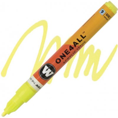Molotow One4all 127hs CO 220 neon yellow fluor. – Zboží Mobilmania