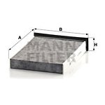 CUK2316 MANN-FILTER Filtr, vzduch v interiéru – Hledejceny.cz