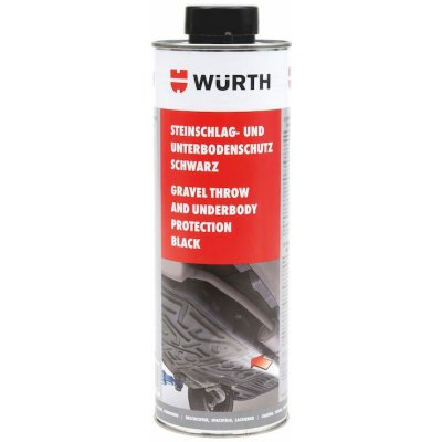 Würth Ochrana podvozku přelakovatelná černá 1000 ml – Zboží Mobilmania