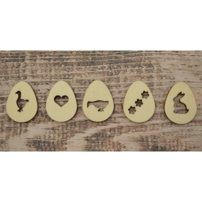 Sada mini vajíčka 5ks Varianta: 1, 3 cm – Hledejceny.cz
