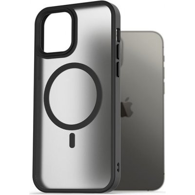 Pouzdro AlzaGuard Matte Case Compatible with MagSafe iPhone 12 / 12 Pro černé – Zbozi.Blesk.cz