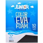 Dekorační pěna EVA černá A4, tloušťka 2,0 mm, 10ks – Zboží Dáma