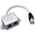 PremiumCord Modulární RJ45 distributor 1 port ISDN + 1 port RJ45 10/100Base T – Zboží Živě