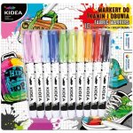 Fixy na textil Kidea 10 barev – Zboží Dáma