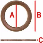 podložka Cu 12*18*1,5 DIN 7603A – Sleviste.cz