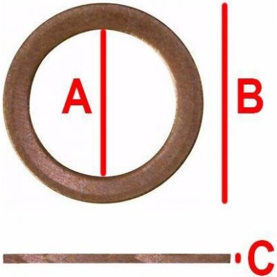 podložka Cu 12*18*1,5 DIN 7603A – Sleviste.cz