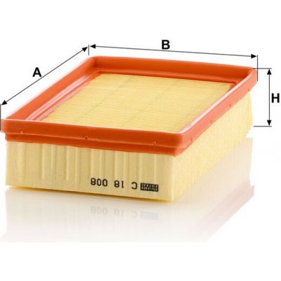 MANN-FILTER Vzduchový filtr MANN MF C18008 – Hledejceny.cz