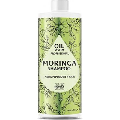 Ronney Oil System Professional MORINGA šampon na vlasy 1000 ml – Zboží Mobilmania