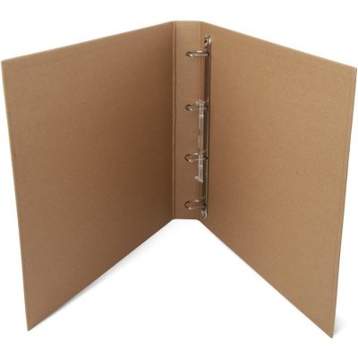Kroužkové album na scrapbook z kraftového kartonu 36,5x32,5x4cm přírodní - 1 ks – Hledejceny.cz