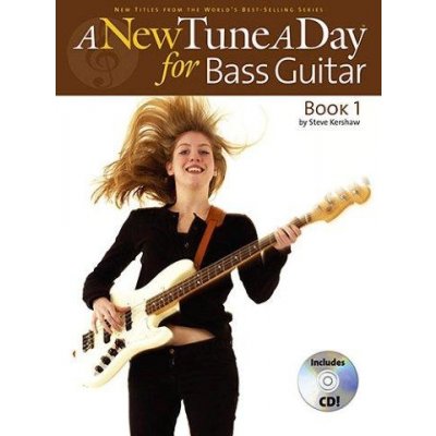 A New Tune A Day: Bass Guitar Book 1 noty na basovou kytaru + audio – Zboží Mobilmania