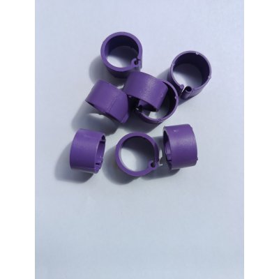 Natural Granen Rozlišovací kroužky pro slepice plastové fialové 16 x 10 mm 1 ks – Zboží Dáma