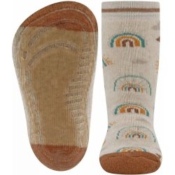 Ewers Stoppersocken SoftStep Regenbogen beige mel