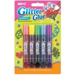 Glitrové lepidlo duhové 5 ks - confetti – Zboží Dáma