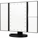 Humanas HS-ML04 Make-up zrcátko s LED světlem - černé – Zboží Dáma
