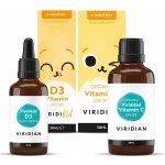 Viridian Nutrition 1. Balíček Viridikid Vitamin C 50 ml + Vitamin D 30 ml – Hledejceny.cz