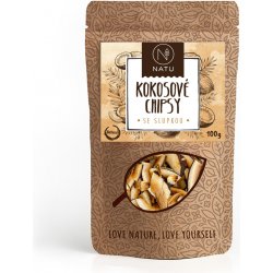 NATU Kokosové chipsy se slupkou 100 g