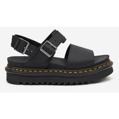 Černé dámské kožené sandály na platformě Dr. Martens Voss – Zboží Mobilmania
