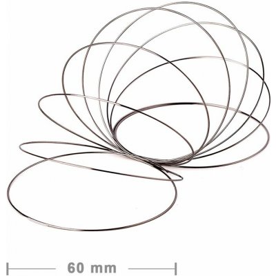 Beadalon Paměťový drát z nerezové oceli 60-65 mm/10 závitů - 1 balení – Sleviste.cz