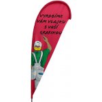 IMPAR Zoom Quill vlajka s tiskem (Velikost:: 2,6 m) – Hledejceny.cz