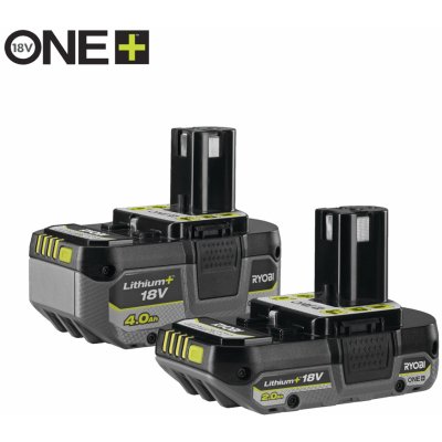 Ryobi 18V Lithium+ 1 x 4,0 Ah & 1x 2,0 Ah RB18242X – Zboží Dáma