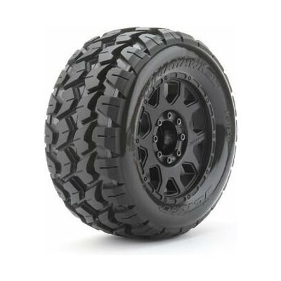 Jetko EX Tyre Monster Truck Tomahawk Belted 3.8 Black Wheel 17mm 2 – Zboží Mobilmania