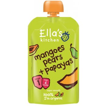 Ella's Kitchen BIO Mango hruška a papája 120 g