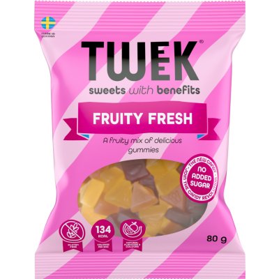 TWEEK Fruity Fresh želé bonbóny 80 g – Sleviste.cz