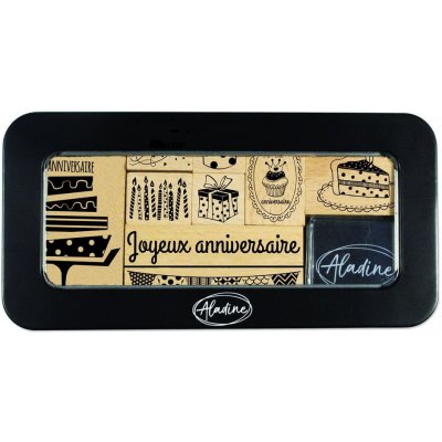 Aladine Dřevěná razítka Narozeniny – Sleviste.cz