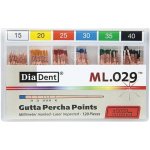 DiaDent Gutaperčové Čepy ML.029 02Taper Sortiment ISO15-40 120 ks – Hledejceny.cz