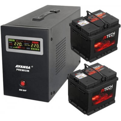 Avansa Záložní zdroj pro oběhová čerpadla AVANS UPS 1050W 24V + 2 baterie 117509 – Zboží Mobilmania