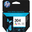 HP 304 originální inkoustová kazeta tříbarevná N9K05AE