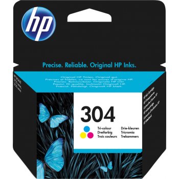 HP 304 originální inkoustová kazeta tříbarevná N9K05AE