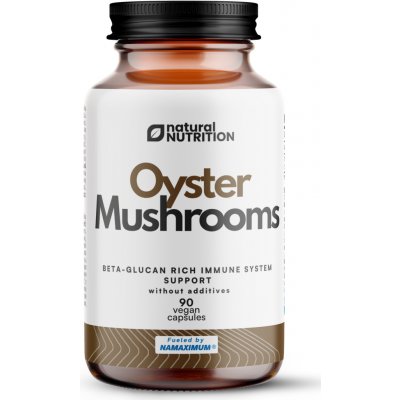 Natural Nutrition Oyster Mushrooms hlíva ústřičná 60 kapslí – Hledejceny.cz