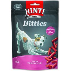 RINTI Extra Bitties karotka & špenát 100 g