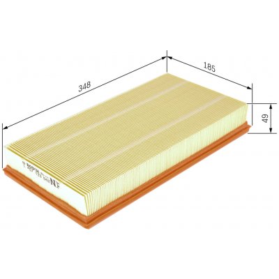Vzduchový filtr BOSCH 1 457 433 642 (1457433642) – Hledejceny.cz
