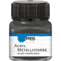 Kreul Akrylová barva metalická 20 ml antracitová