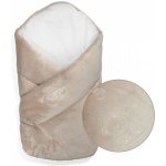 Esito Mikroplyšová zavinovačka pro miminko Bear Beige béžová – Zboží Mobilmania